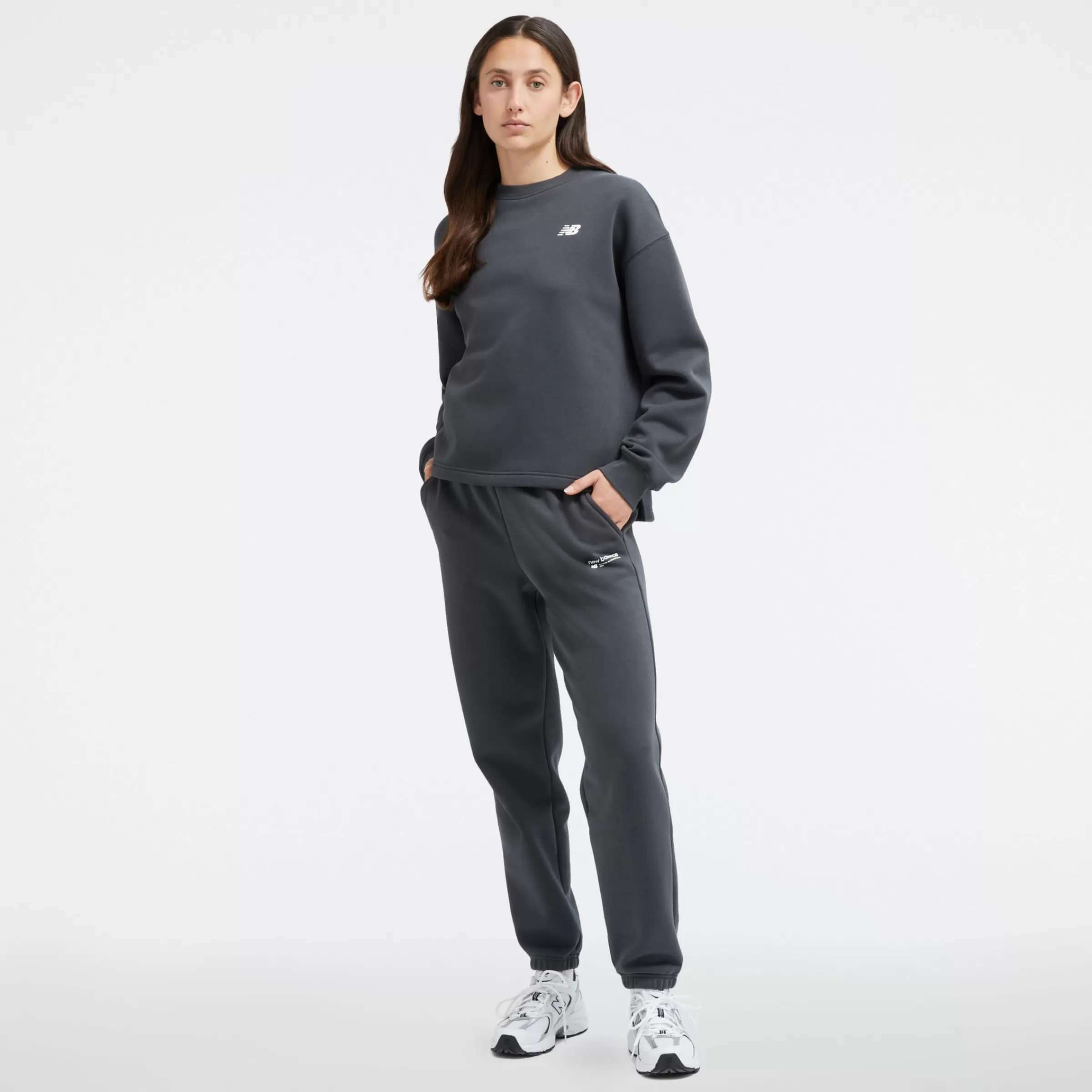WOMEN New Balance Clothing | Women'sLinear Heritage Brushed Back Fleece Sweatpant