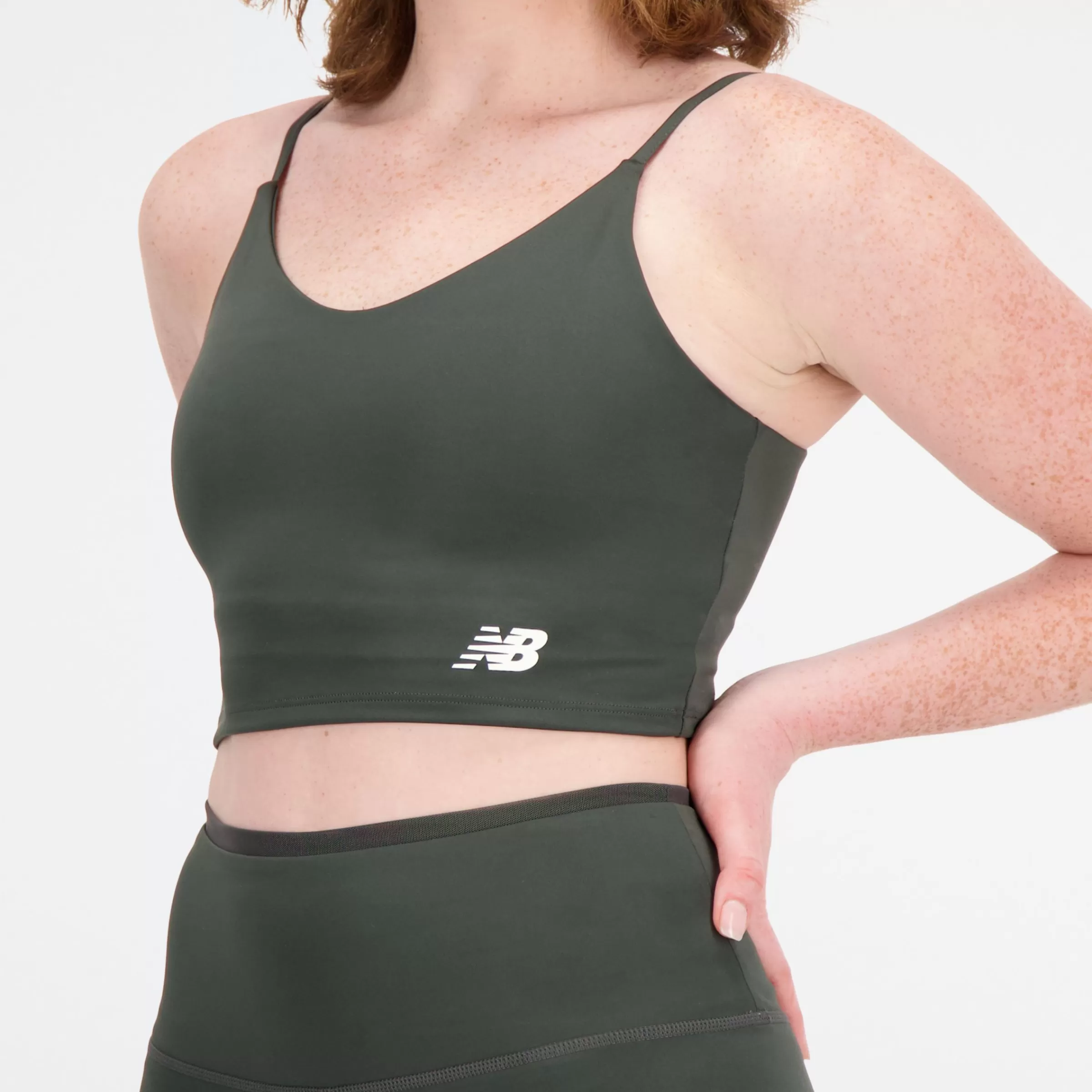 WOMEN New Balance Clothing | Women'sLinear Heritage Soft Bra Top